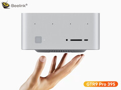 A GTR9 Pro már elővételben kapható, ára 1 985 dollár. A képen: a mini PC. (Kép forrása: Beelink és Minisforum - szerk.)