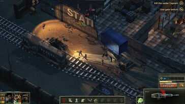 A képen: Játékmenet-képernyőkép a Dustwind: Resistance című játékból.