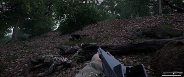 A képen: Játékmenetet bemutató képernyőkép a Squad 44-ből.