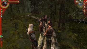 A képen: képernyőkép a The Witcher: Enhanced Edition Director's Cut játékmenetéből.