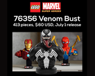 Kiszivárgott az első filmhű LEGO Venom mellszobor Tom Hardy minifigurával vegyes visszajelzések közepette