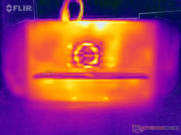 Játékfelületi hőmérsékletek (hátul)
