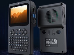 A PocketTerm35 a Raspberry Pi 5 vagy 4 által működtetett