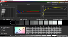 Grayscale pre-calibration