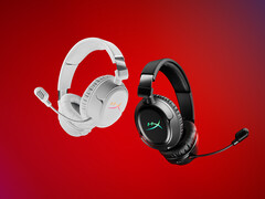 A HyperX Cloud Flight 2 két színben kapható. A képen: promóciós kép a gaming headsetről. (Kép forrása: HP)