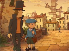 A „Professor Layton and the New World of Steam” hivatalos promóciós képe.