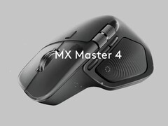 MX Master 4S teaser videó képernyőkép, amely a fekete MX Master 4 egeret mutatja