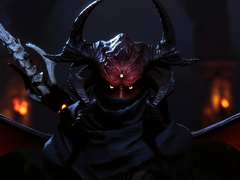 Egy képernyőmentés a The Outsiders címadó Metal Hellsinger című játékából (kép forrása: Steam Community)