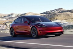 Az elektromos Tesla Model 3 szedán (Kép forrása: Tesla)