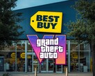 A Best Buy boltja GTA 6 logóval látható