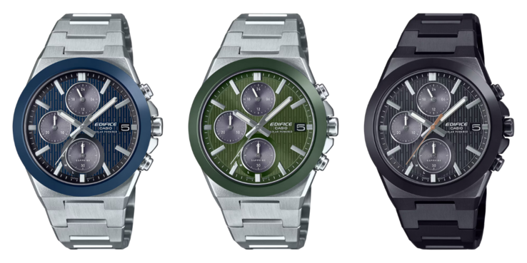 Balról jobbra: a Casio EFS-S650D-2A, EFS-S650D-3A és EFS-S650DC-1A órák. (Kép forrása: Casio, szerkesztés)