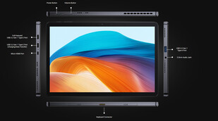 A Hi10 X2 csatlakozási portjai (Kép forrása: Chuwi)