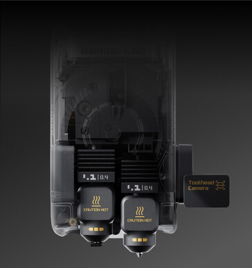 Az egyetlen nyomtatófej kettős fúvókás kialakítású