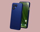 A Fairphone 6 Plus kobaltkék színben.