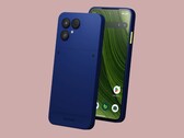 A Fairphone 6 Plus kobaltkék színben.
