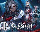 Genshin Impact banner a PlayStation logóval (Kép forrása: HoYoverse, Sony PlayStation, szerkesztés)
