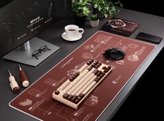 A Noctua a 20. évfordulója alkalmából barna íróasztallapot kínál. (Kép forrása: Noctua)
