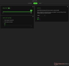 Razer Joro Synapse világítási beállítások