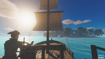 A Salt 2: Shores of Gold egyik környezetét bemutató kép.