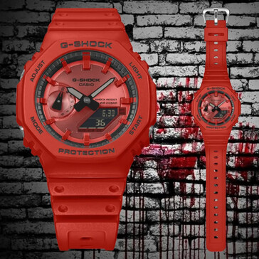 Casio G-Shock GA-2100RRB-4A. (Kép forrása: @geesgshock az Instagramon)