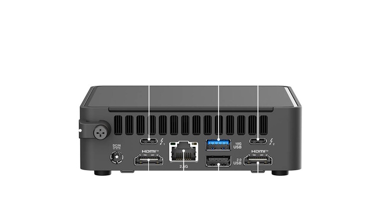 A mini-PC-n a portok széles választéka áll rendelkezésre (Kép forrása: Simply NUC)