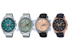 Balról jobbra: Casio Edifice EFV-610DE-2A, EFV-610DE-3A, EFV-610EL-5A és EFV-610ECL-1A. (Kép forrása: Casio)