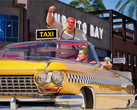 Képernyőkép a Crazy Taxi World Tour játékból