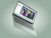 A Lenovo többféle színű IdeaPad Slim 5 14IPH11-et készített, köztük az itt látható zöld változatot.