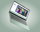 A Lenovo többféle színű IdeaPad Slim 5 14IPH11-et készített, köztük az itt látható zöld változatot.
