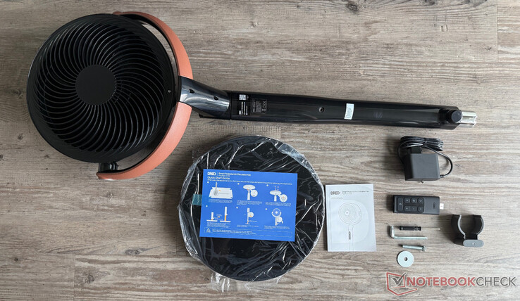 A TurboPoly ventilátor 513S szállítási terjedelme