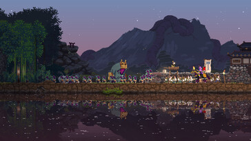 A képen: képernyőkép a Kingdom Two Crowns játékmenetéből.