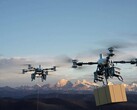 FlyCart 100: Drón nehéz rakományokhoz. (Kép forrása: DJI)