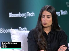 Asha Sharma a Bloomberg Tech interjúja során.