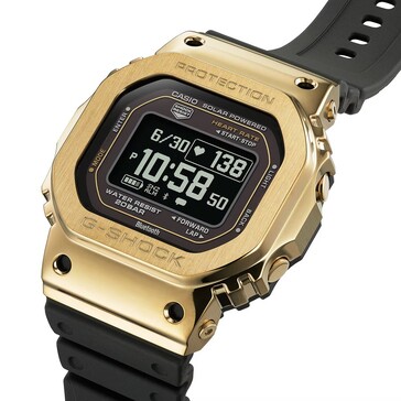 Casio G-Shock GM-H5600-9 arany tokkal és fordított LCD kijelzővel.
