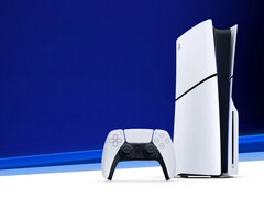 A DualSense vezérlővel ellátott PlayStation 5 termékképe. (Kép forrása: Sony)