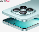 Redmi Note a 15 Pro+ kialakítása nagyon hasonlít elődjéhez. A képen: egy promóciós kép a telefonról. (Kép forrása: Xiaomi)