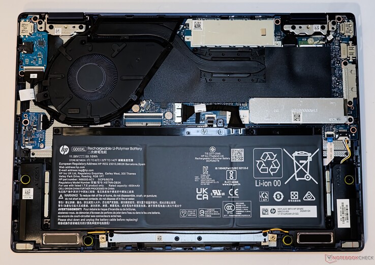 HP Envy x360 2-in-1 14: Belső tulajdonságok