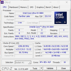 CPU-Z: 388H