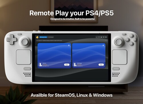 PS Remote Play az Asobiban: Remote Play bemutatása egy Steam Decken