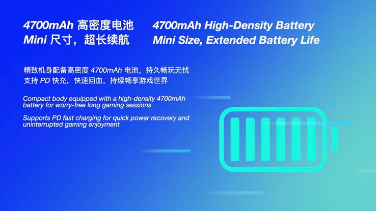 A(z) Ayaneo Pocket S Mini hivatalosan is 4,700mAh akkumulátorral rendelkezik majd