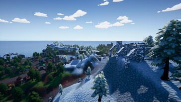 Egy tájkép a Hydroneerben.