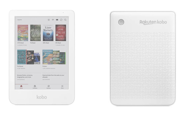 A Kobo Clara Colour fehér változata ugyanannyiba kerül, mint a fekete változat. (Kép forrása: Rakuten)