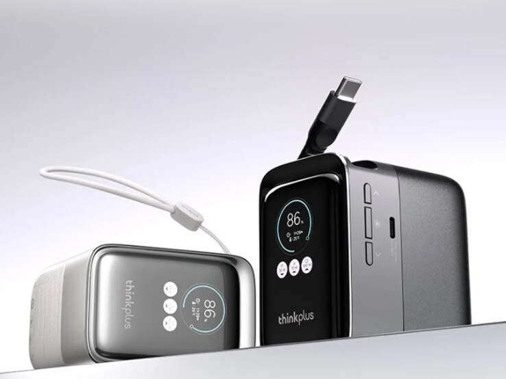 A Lenovo ThinkPlus visszahúzható kábel nagy teljesítményű hordozható Power Bank 190W 20K