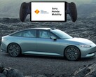 A képen a Sony Honda Afeela 1 EV felett látható PlayStation Portal (Kép forrása: Sony Honda Mobility, Sony PlayStation szerkesztéssel)