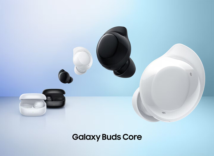 A Samsung Galaxy Buds Core két színválasztéka (Kép forrása: Samsung)