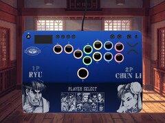 Victrix Pro KO KO Leverless Fight Stick Street Fighter II: Champion Edition felülnézetből