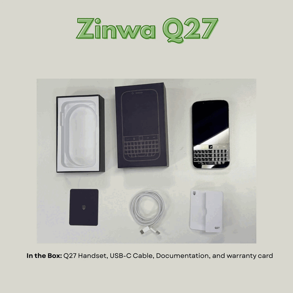 A Zinwa Q27 támogatja a vezetékes és vezeték nélküli töltést, de a dobozban nem lesz töltő.