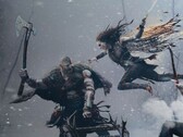 Kratos a God of War Ragnarökben elhárítja a gyászoló, feldühödött Freyát. (Kép forrása: PlayStation)