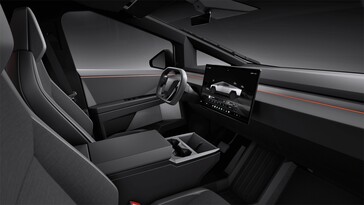 2026 Cybertruck AWD belső tér.