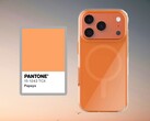 A Apple iPhone 17 Pro narancssárga színben is elérhető lesz. (Kép forrása: @MysteryLupin / Pantone, szerk.)